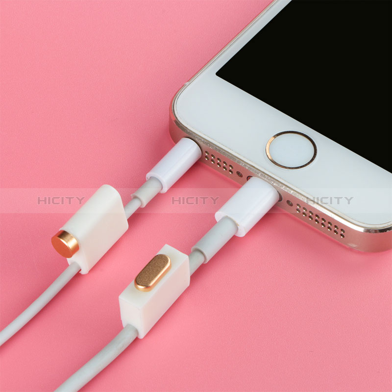 Staubschutz Stöpsel Passend Lightning USB Jack J05 für Apple New iPad 9.7 (2017) Rosegold