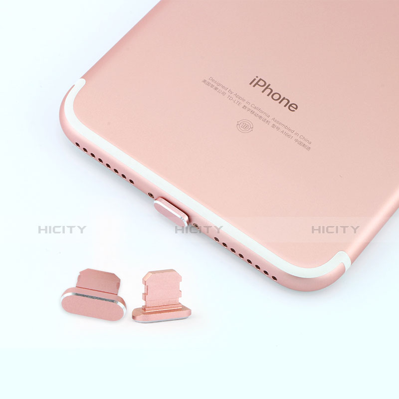 Staubschutz Stöpsel Passend Lightning USB Jack J06 für Apple iPad New Air (2019) 10.5 Rosegold