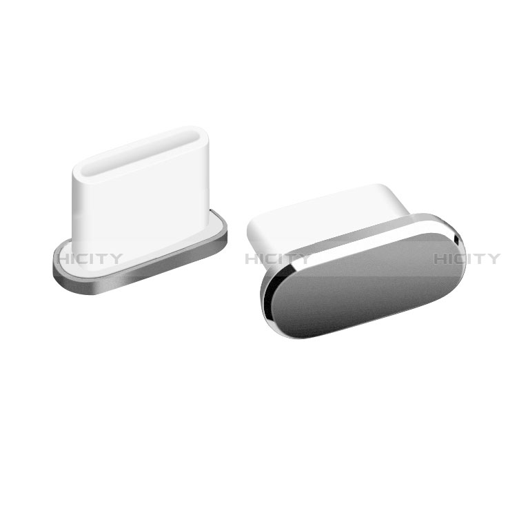 Staubschutz Stöpsel Passend USB-C Jack Type-C Universal H06 für Apple iPad Air 5 10.9 (2022) Dunkelgrau