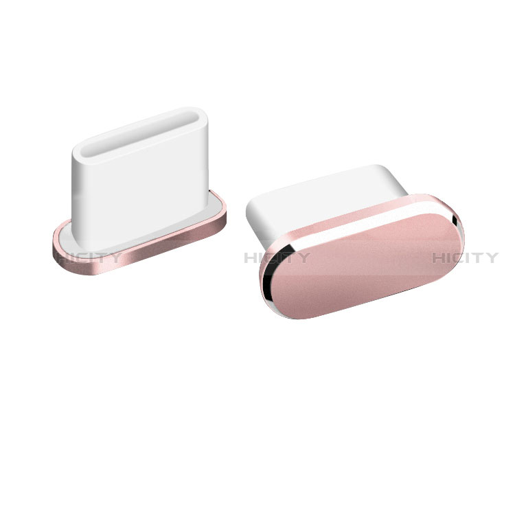 Staubschutz Stöpsel Passend USB-C Jack Type-C Universal H06 für Apple iPad Air 5 10.9 (2022) Rosegold Plus