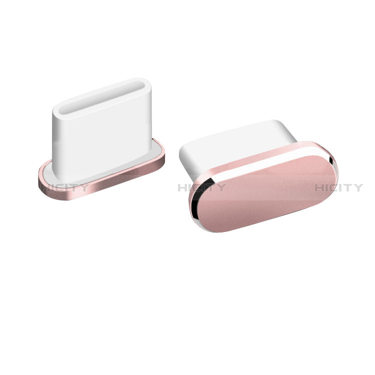Staubschutz Stöpsel Passend USB-C Jack Type-C Universal H06 für Apple iPad Pro 12.9 (2021) Rosegold