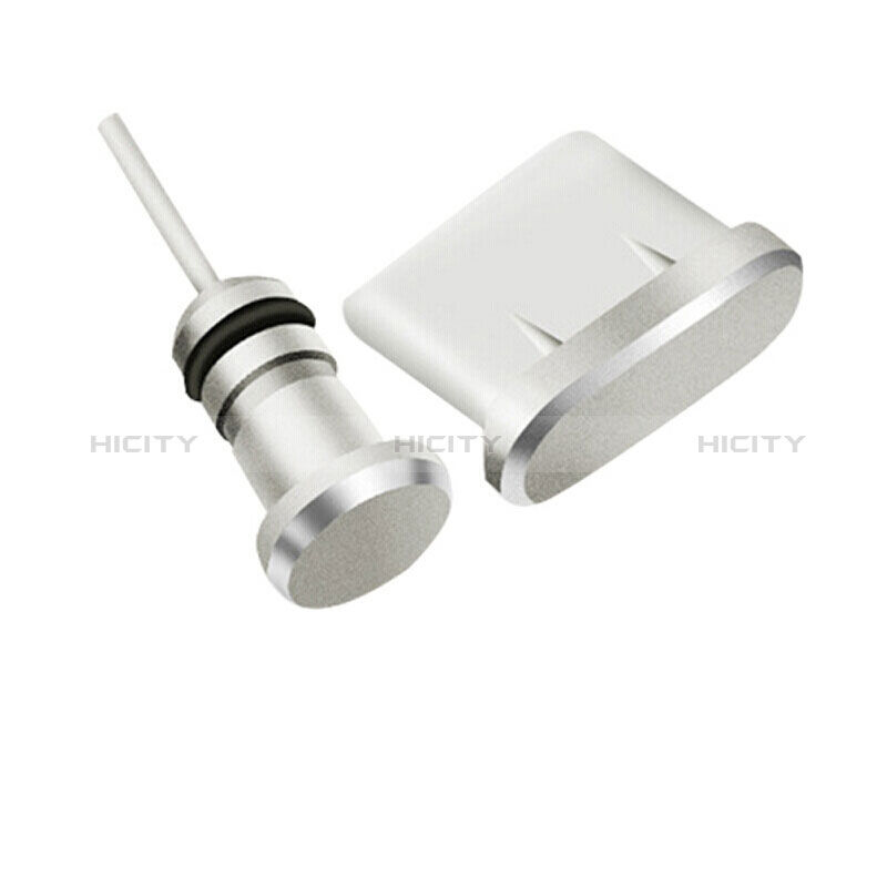 Staubschutz Stöpsel Passend USB-C Jack Type-C Universal H09 für Apple iPad Pro 11 (2022) Silber Plus
