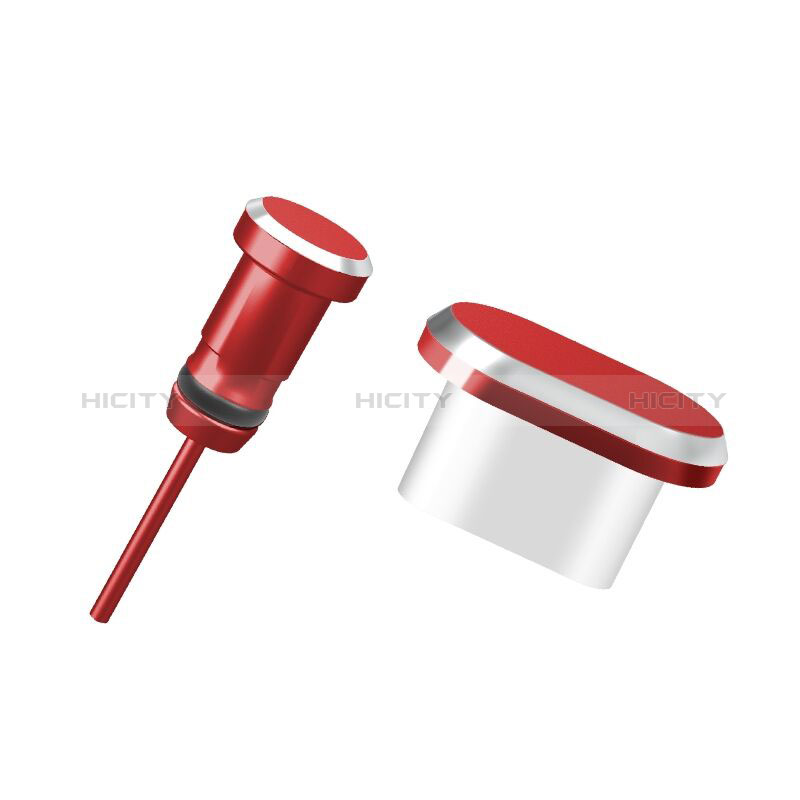 Staubschutz Stöpsel Passend USB-C Jack Type-C Universal H09 für Apple iPhone 15 Plus Rot Plus