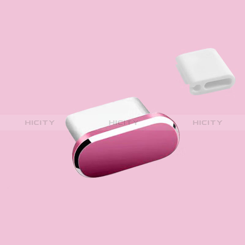 Staubschutz Stöpsel Passend USB-C Jack Type-C Universal H10 für Apple iPhone 15 Pink Plus