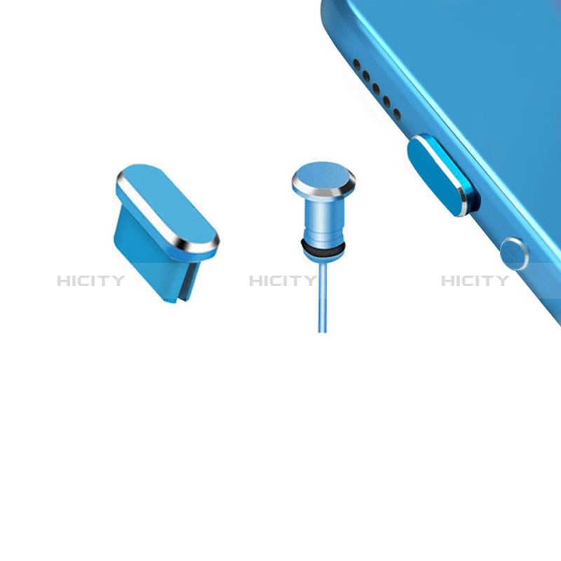 Staubschutz Stöpsel Passend USB-C Jack Type-C Universal H15 für Apple iPad Pro 12.9 (2021) Blau Plus
