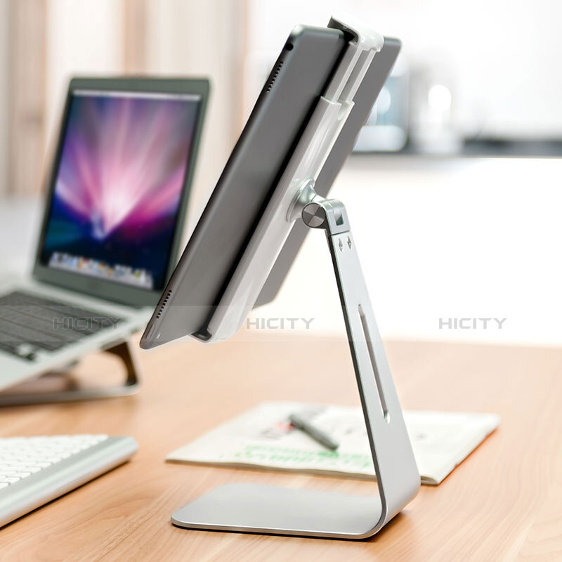 Tablet Halter Halterung Universal Tablet Ständer T24 für Apple iPad Air 2 Silber