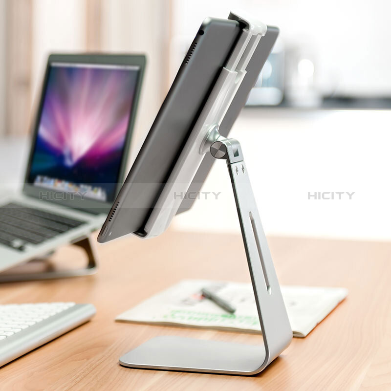 Tablet Halter Halterung Universal Tablet Ständer T24 für Apple iPad Pro 12.9 (2021) Silber