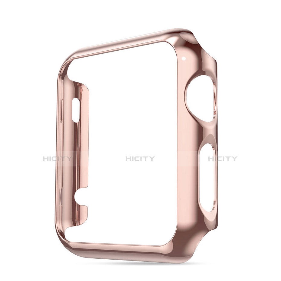 Tasche Luxus Aluminium Metall Rahmen für Apple iWatch 2 38mm Rosa