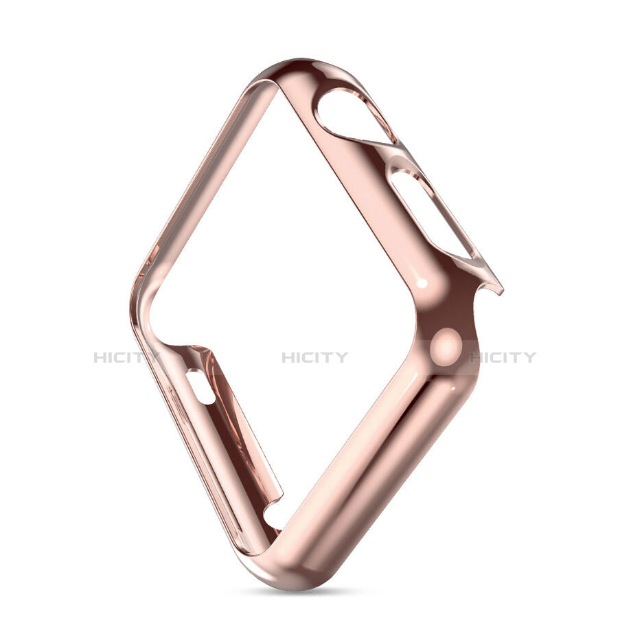 Tasche Luxus Aluminium Metall Rahmen für Apple iWatch 2 38mm Rosa