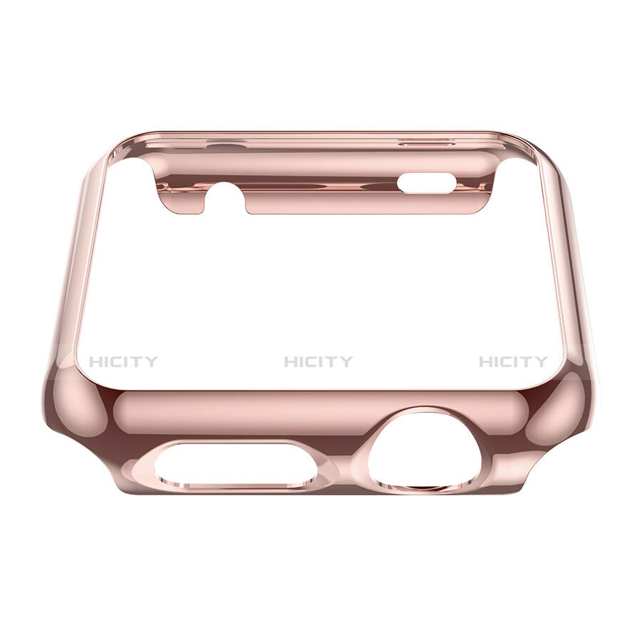 Tasche Luxus Aluminium Metall Rahmen für Apple iWatch 2 38mm Rosa