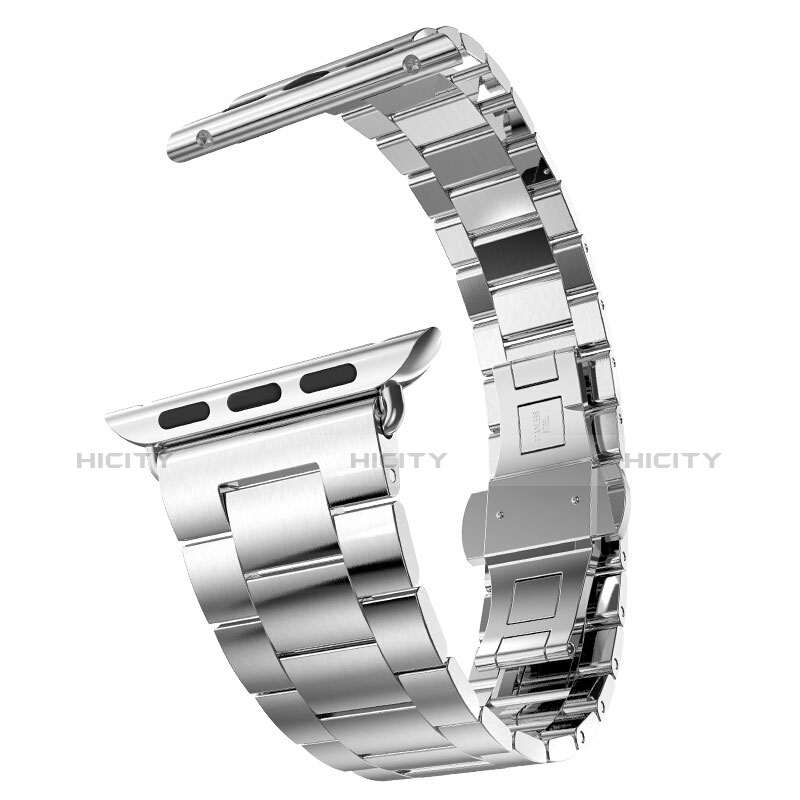 Uhrenarmband Edelstahl Band für Apple iWatch 2 38mm Silber groß