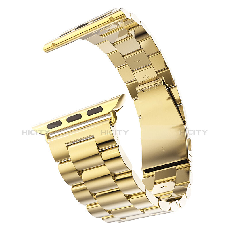 Uhrenarmband Edelstahl Band für Apple iWatch 3 42mm Gold