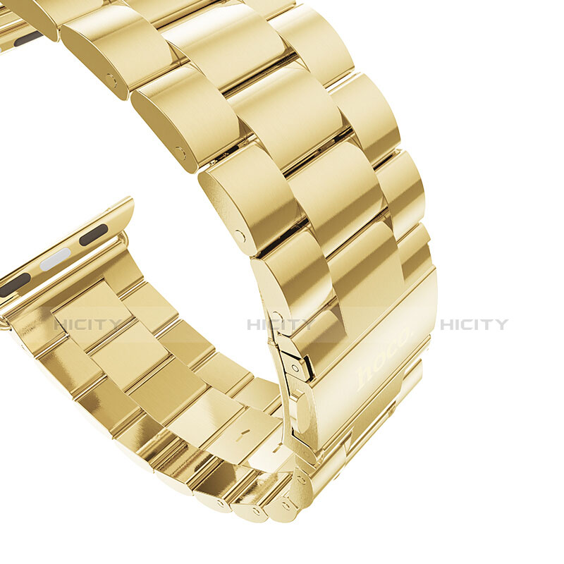 Uhrenarmband Edelstahl Band für Apple iWatch 3 42mm Gold