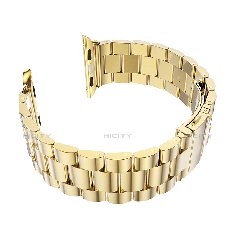 Uhrenarmband Edelstahl Band für Apple iWatch 3 42mm Gold