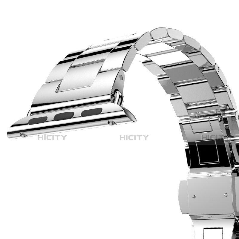 Uhrenarmband Edelstahl Band für Apple iWatch 5 40mm Silber