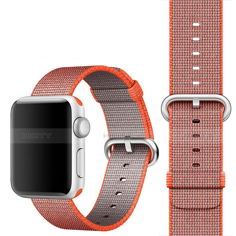 Uhrenarmband Milanaise Band Armbanduhren für Apple iWatch 2 38mm Orange