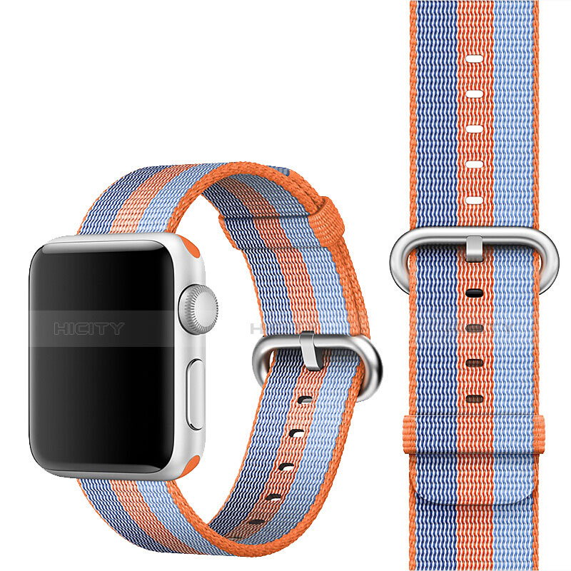 Uhrenarmband Milanaise Band für Apple iWatch 3 42mm Orange