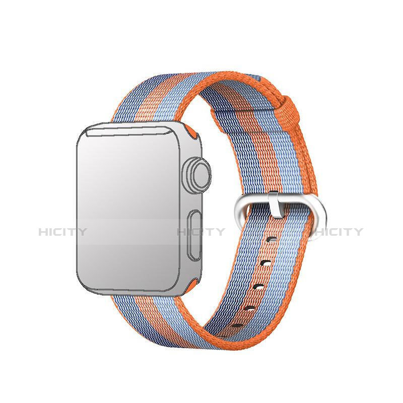 Uhrenarmband Milanaise Band für Apple iWatch 3 42mm Orange