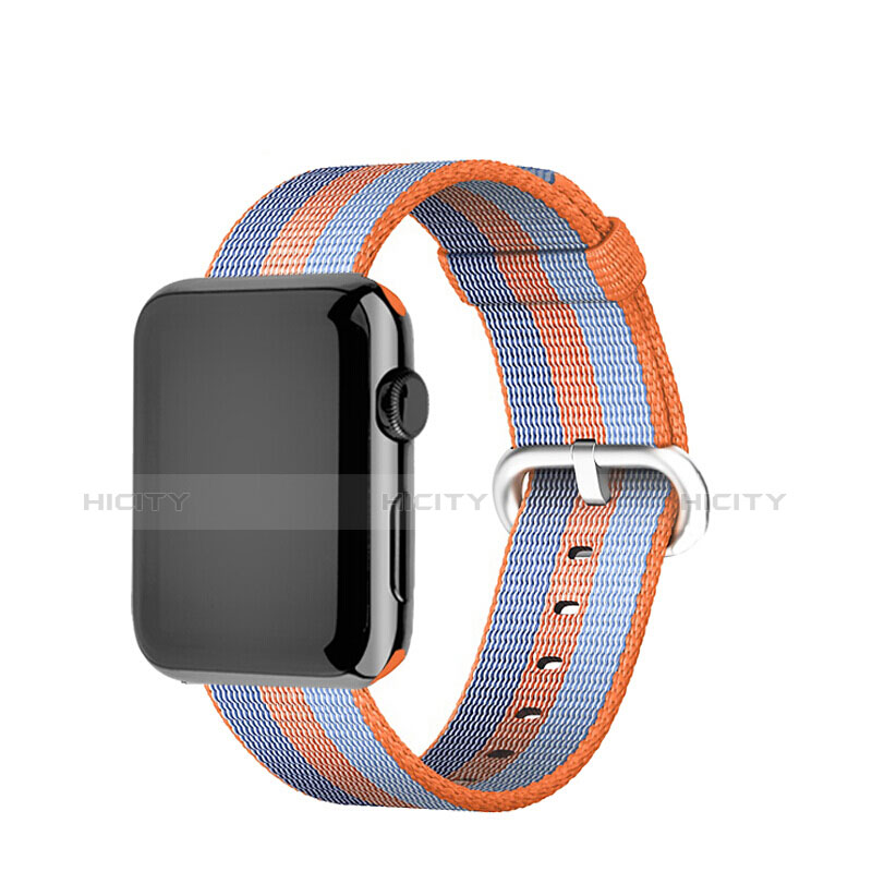 Uhrenarmband Milanaise Band für Apple iWatch 3 42mm Orange