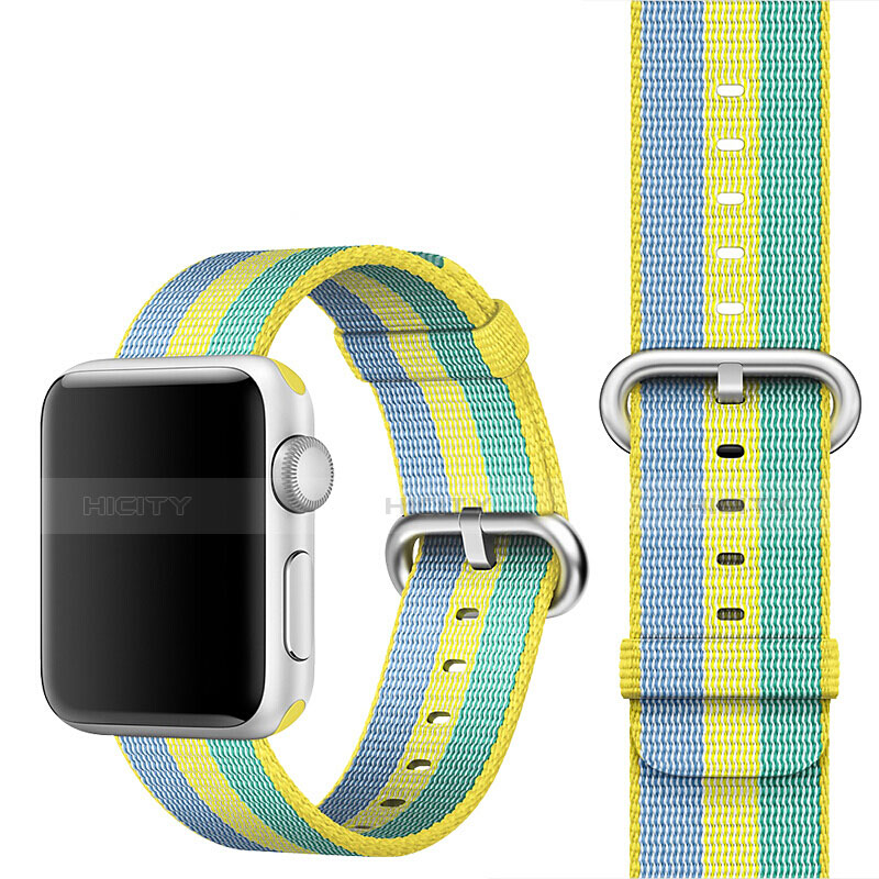 Uhrenarmband Milanaise Band für Apple iWatch 38mm Gelb Plus