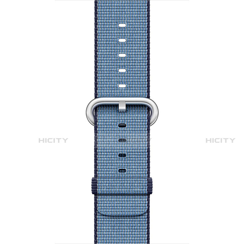 Uhrenarmband Milanaise Band für Apple iWatch 5 40mm Blau groß