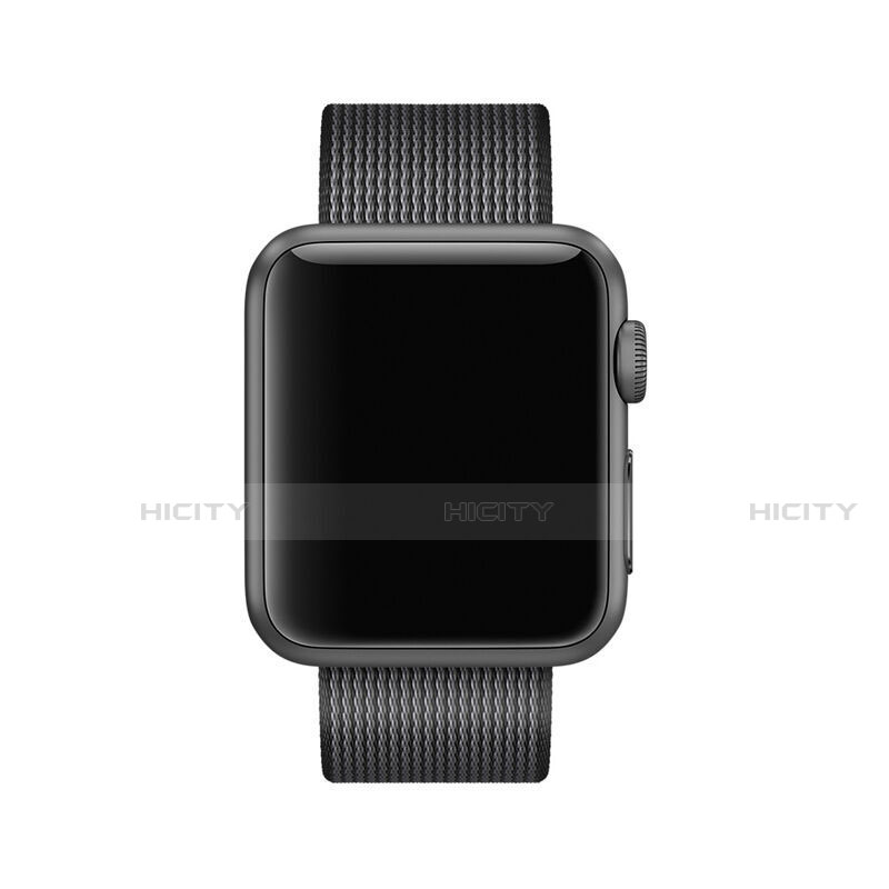 Uhrenarmband Milanaise Band für Apple iWatch 5 40mm Schwarz