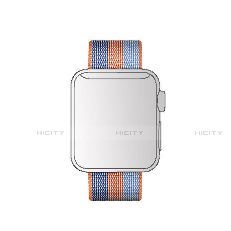 Uhrenarmband Milanaise Band für Apple iWatch 5 44mm Orange