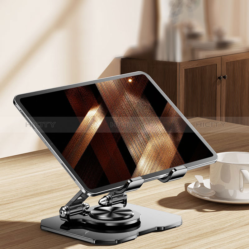 Universal Faltbare Ständer Tablet Halter Halterung Flexibel D12 für Apple iPad Pro 11 (2022) Schwarz