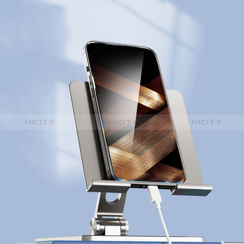Universal Faltbare Ständer Tablet Halter Halterung Flexibel D13 für Apple iPad 10.2 (2019) Schwarz