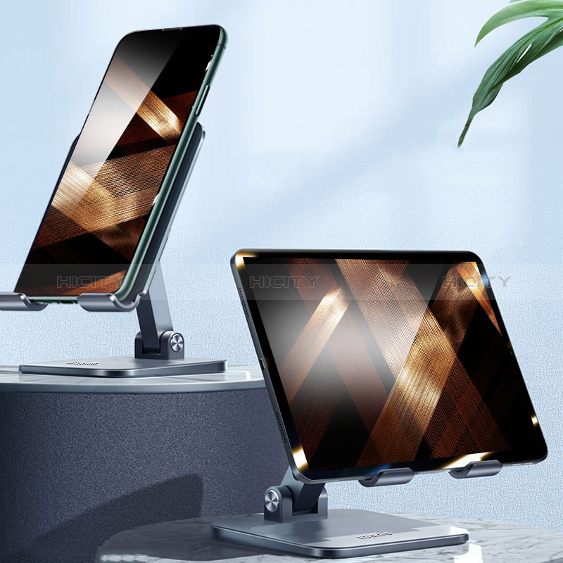 Universal Faltbare Ständer Tablet Halter Halterung Flexibel D13 für Apple iPad Pro 11 (2022) Schwarz groß