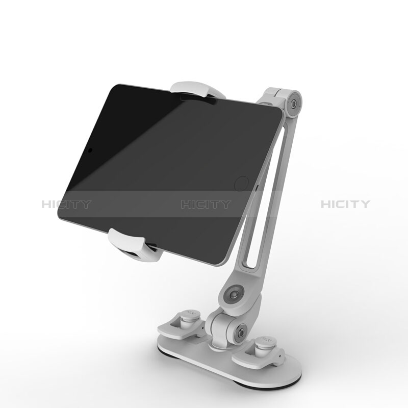 Universal Faltbare Ständer Tablet Halter Halterung Flexibel H02 für Apple iPad Mini 6 Weiß