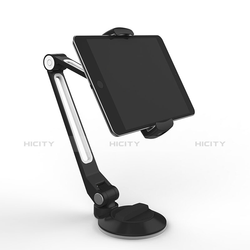 Universal Faltbare Ständer Tablet Halter Halterung Flexibel H04 für Apple iPad Pro 12.9 Schwarz Plus