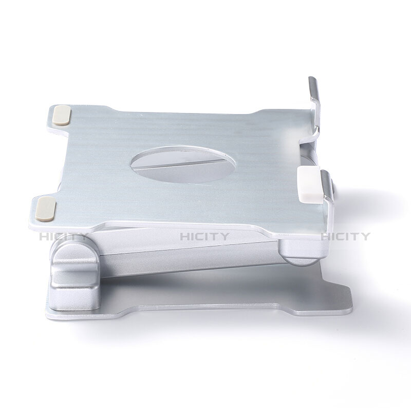 Universal Faltbare Ständer Tablet Halter Halterung Flexibel H09 für Xiaomi Mi Pad Weiß