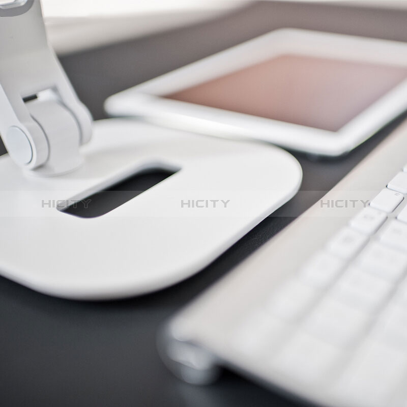 Universal Faltbare Ständer Tablet Halter Halterung Flexibel H10 für Apple iPad Pro 12.9 (2022) Weiß