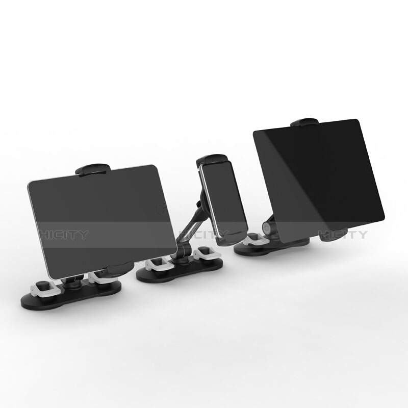 Universal Faltbare Ständer Tablet Halter Halterung Flexibel H11 für Huawei MateBook HZ-W09 Schwarz