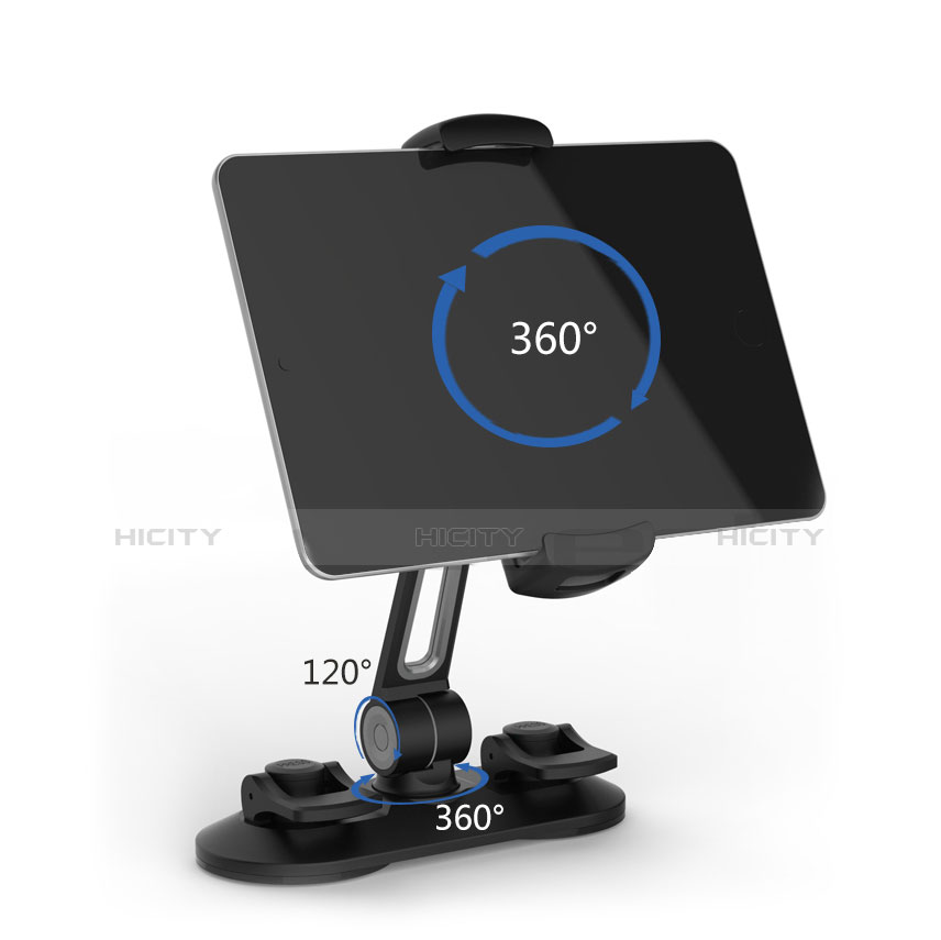 Universal Faltbare Ständer Tablet Halter Halterung Flexibel H11 für Samsung Galaxy Tab S5e 4G 10.5 SM-T725 Schwarz