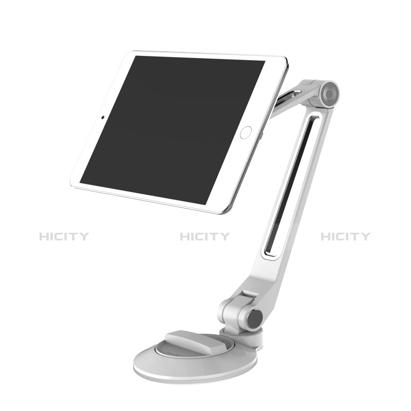Universal Faltbare Ständer Tablet Halter Halterung Flexibel H14 für Samsung Galaxy Tab S6 10.5 SM-T860 Weiß