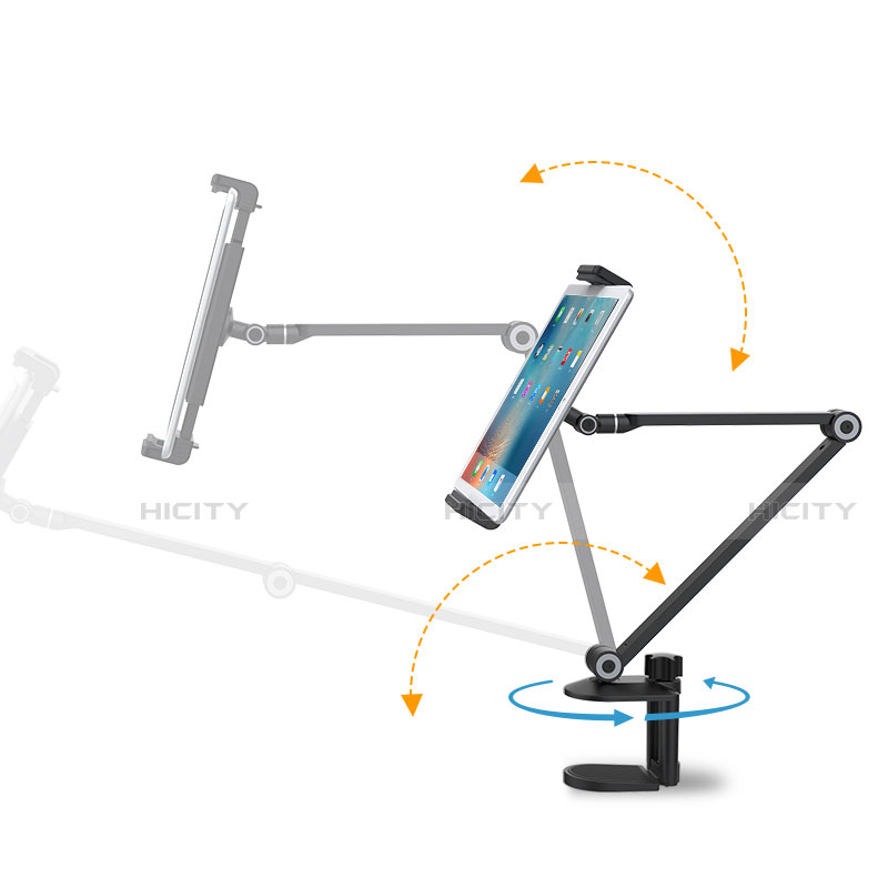 Universal Faltbare Ständer Tablet Halter Halterung Flexibel K01 für Apple iPad 3