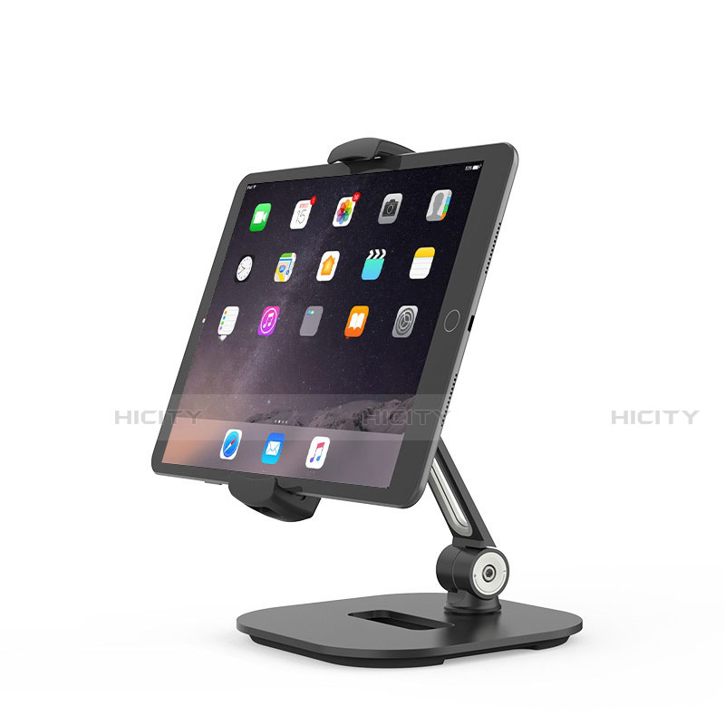 Universal Faltbare Ständer Tablet Halter Halterung Flexibel K02 für Apple iPad Pro 10.5 Schwarz