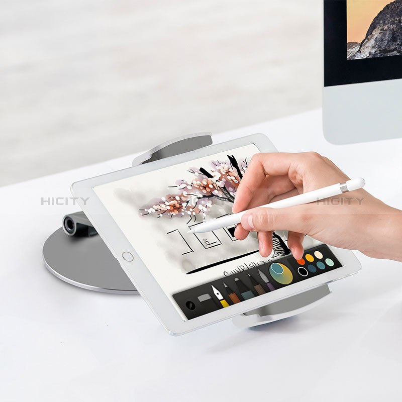 Universal Faltbare Ständer Tablet Halter Halterung Flexibel K10 für Apple iPad 10.2 (2019) groß