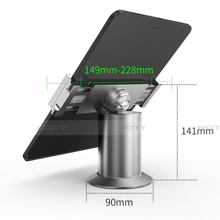 Universal Faltbare Ständer Tablet Halter Halterung Flexibel K12 für Samsung Galaxy Tab E 9.6 T560 T561 groß
