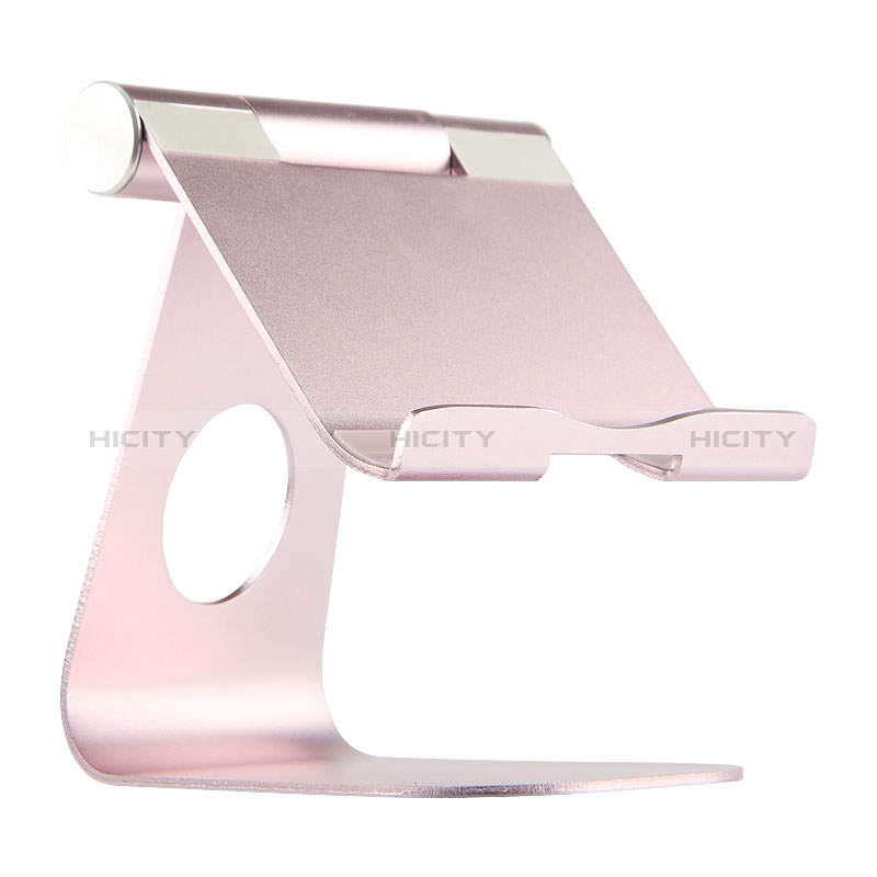 Universal Faltbare Ständer Tablet Halter Halterung Flexibel K15 für Apple iPad 10.2 (2019) Rosegold groß