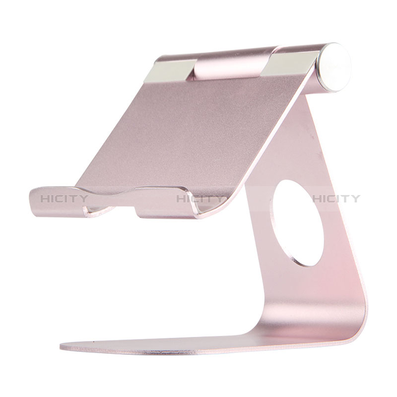 Universal Faltbare Ständer Tablet Halter Halterung Flexibel K15 für Apple iPad 10.9 (2022) Rosegold