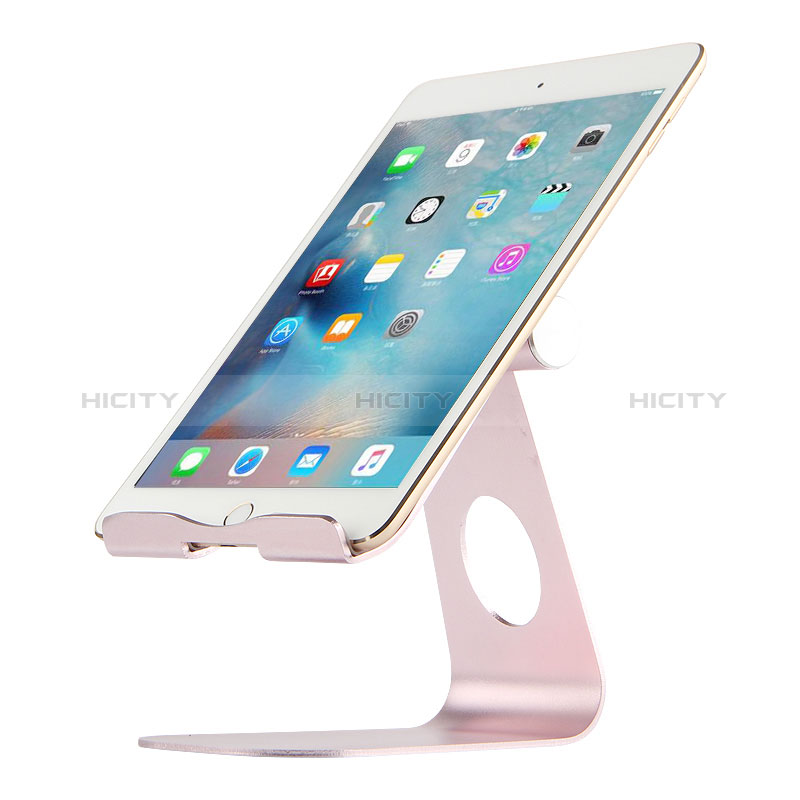 Universal Faltbare Ständer Tablet Halter Halterung Flexibel K15 für Apple iPad Mini 6 Rosegold