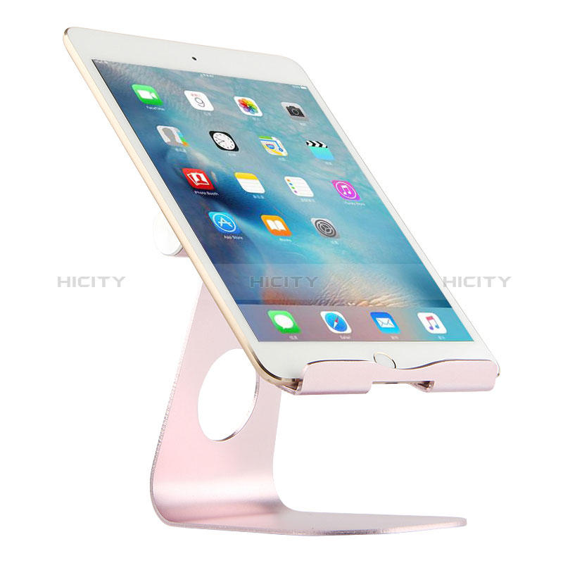 Universal Faltbare Ständer Tablet Halter Halterung Flexibel K15 für Apple iPad Mini 6 Rosegold