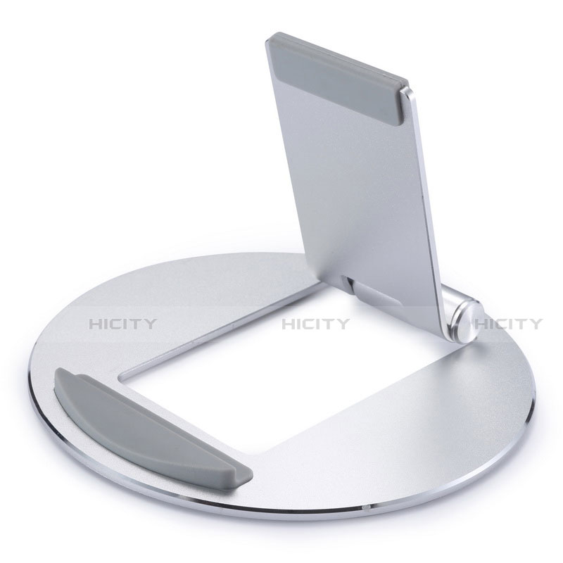 Universal Faltbare Ständer Tablet Halter Halterung Flexibel K16 für Huawei MediaPad M6 10.8 Silber