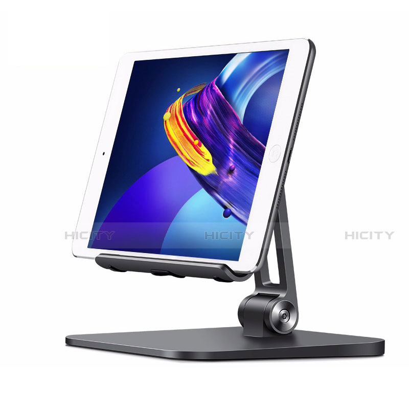 Universal Faltbare Ständer Tablet Halter Halterung Flexibel K17 für Samsung Galaxy Tab S5e Wi-Fi 10.5 SM-T720 Dunkelgrau groß