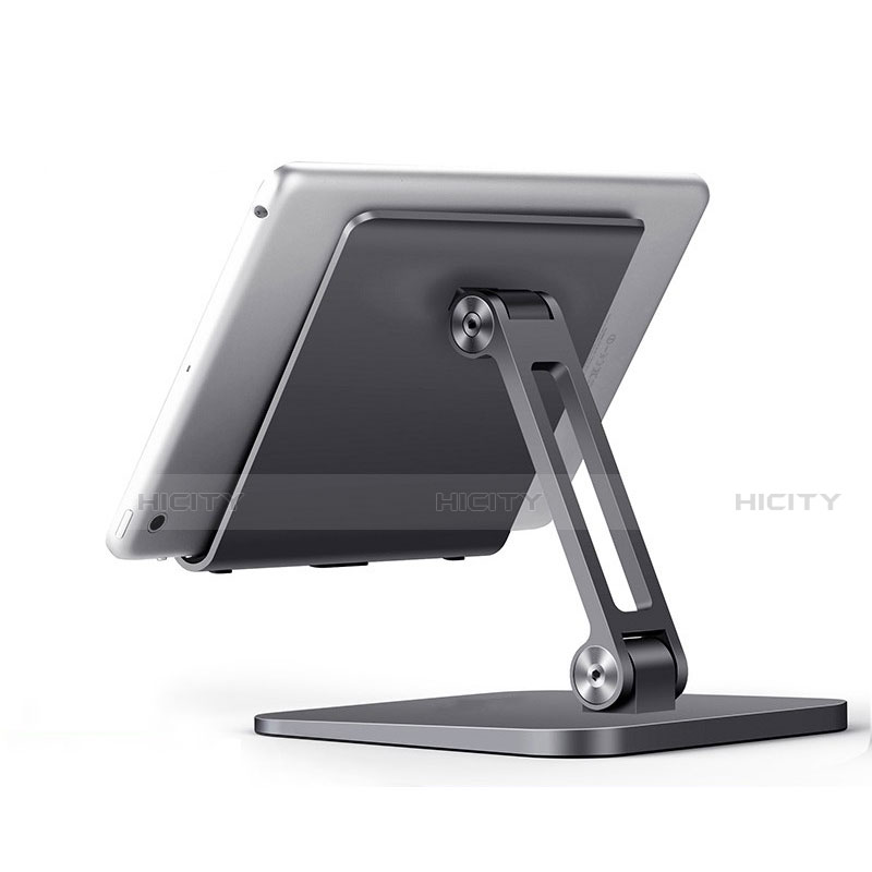 Universal Faltbare Ständer Tablet Halter Halterung Flexibel K17 für Samsung Galaxy Tab S6 Lite 4G 10.4 SM-P615 Dunkelgrau Plus