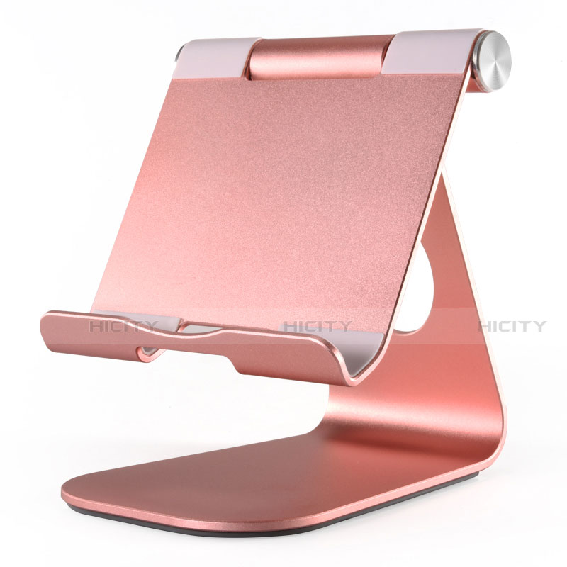 Universal Faltbare Ständer Tablet Halter Halterung Flexibel K23 für Amazon Kindle 6 inch Rosegold Plus