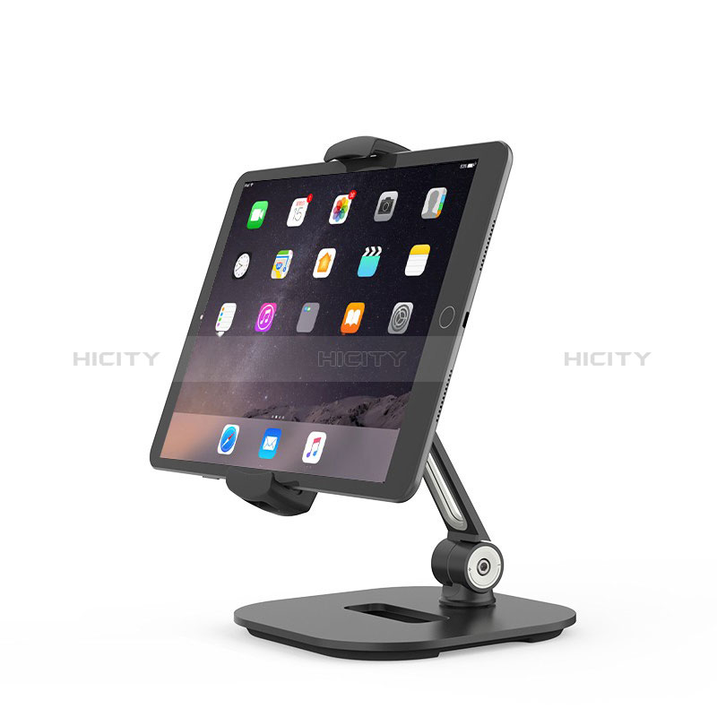 Universal Faltbare Ständer Tablet Halter Halterung Flexibel T02 für Apple iPad Mini 6 Schwarz